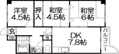 グリーンパーク鶴見の間取り画像