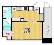 ISM谷町六丁目の間取り画像