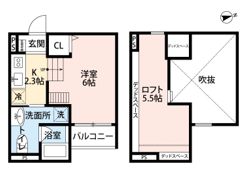 ProGrace林寺（プログレスハヤシジ）の間取り画像
