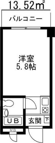RUGGER PALACE寺田町の間取り画像