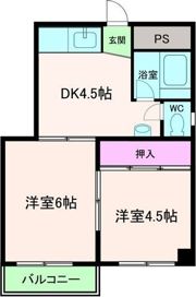 グリーンハイツ芳見屋の間取り画像