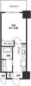 CASSIA豊中三国の間取り画像