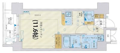 アスヴェル大阪城WESTIIの間取り画像