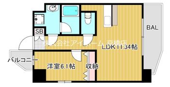 プレジオ都島ASIANの間取り画像