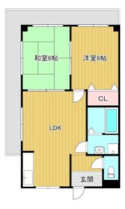 ライラックしのはらの間取り画像