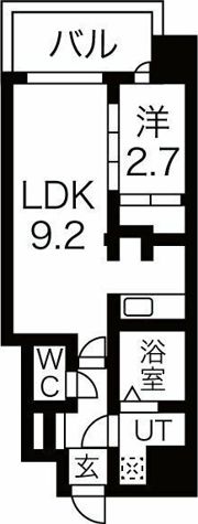 ミラージュパレス都島本通の間取り画像