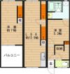 桃谷4丁目橋本貸家の間取り画像