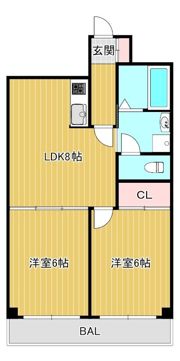 ハビテ深江橋の間取り画像
