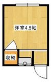 コーポ有楽1の間取り画像