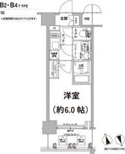エスリード大阪リブレの間取り画像