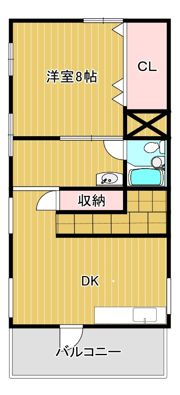 中上ハイツの間取り画像