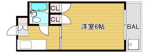 レジデンス都島の間取り画像