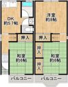 鶴町3丁目貸家の間取り画像