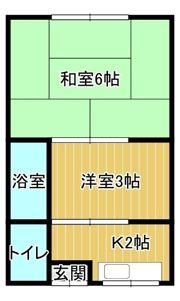 大浜荘の間取り画像