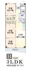 ブリランテ大浜の間取り画像