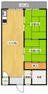 シャトー川庄の間取り画像