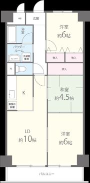 タウンコート咲久良の間取り画像