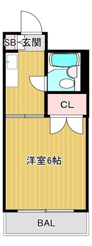 アベニール京橋の間取り画像