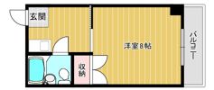 ハイツ嵯峨の間取り画像