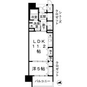 ロイヤルパークスなんばの間取り画像