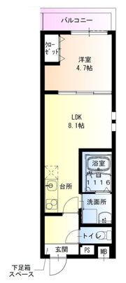 フジパレス八戸ノ里VI番館の間取り画像