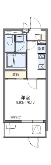 レオネクストアヴリール九条の間取り画像