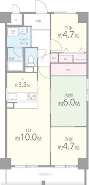 エクセレンス青山の間取り画像