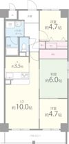 エクセレンス青山の間取り画像