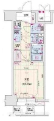 ファステート都島テーラーの間取り画像