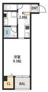 レクラン今里の間取り画像
