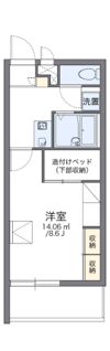 レオパレスプロスペラーKOKADOの間取り画像