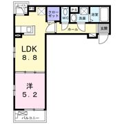 メゾンルミネ 中町の間取り画像