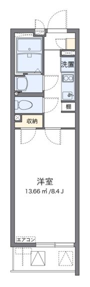 クレイノ輝きの間取り画像