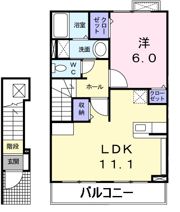 カーサ プラシードIの間取り画像
