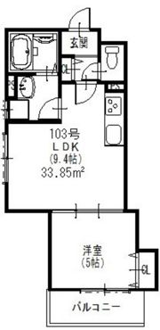 クリエオーレ横堤の間取り画像