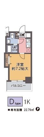 ラグゼ江戸堀の間取り画像