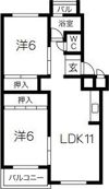 大宮第三コーポA棟の間取り画像