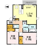 レジオンドヌールの間取り画像