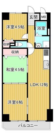 おおきに大阪天満サニーアパートメントの間取り画像