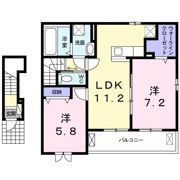 ローレル志紀の間取り画像