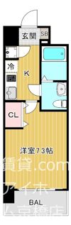 セレニテ京橋クレアの間取り画像