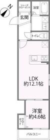 【新築】Reglia今里Northの間取り画像