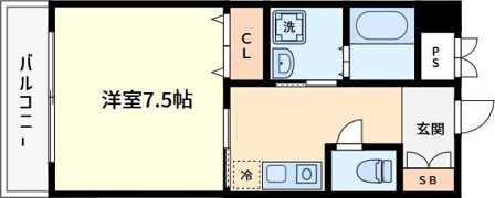 ラシーヌ玉造の間取り画像