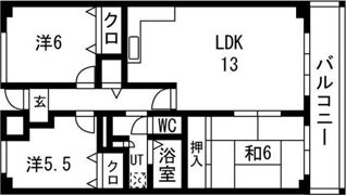サザンコート堺の間取り画像