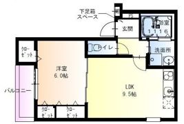 フジパレス堺三国ヶ丘III番館の間取り画像