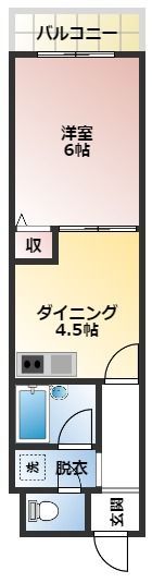 アルデール中百舌鳥の間取り画像