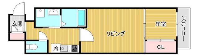 CAVANA本町の間取り画像