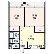 オークハイツ（東住吉区）の間取り画像