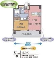 ハイケンスライフ真法院の間取り画像