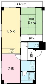 マンショングラッドの間取り画像